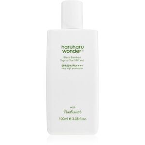 Haruharu Wonder Black Bamboo Top-to-Toe SPF Veil gyengéd védő folyadék testre és arcra SPF 50+ 100 ml kép