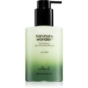 Haruharu Wonder Black Bamboo Daily Smoothing Body Oil bársonyos testolaj tápláló hatással 200 ml kép