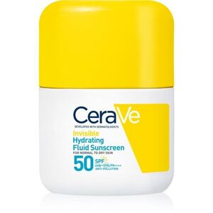 CeraVe Invisible Hydrating Fluid Sunscreen SPF 50 bőrvédő folyadék hidratáló hatással SPF 50 50 ml kép