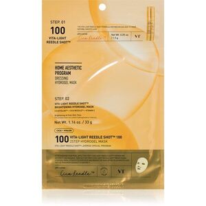 VT Cosmetics Vita-Light Reedle Shot 100 2Step Hydrogel Mask intenzív hidrogélmaszk élénk és hidratált bőr 34.5 g kép