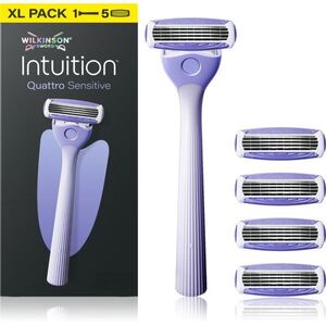 Wilkinson Sword Intuition Quattro Sensitive borotva + cserepenge kép