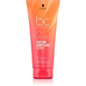 Schwarzkopf Professional BC Bonacure Sun Protect Scalp, Hair & Body Cleanse tusfürdő gél 2 az 1-ben 200 ml kép