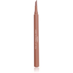 GOSH COPENHAGEN Here To Stain Lip Pen ajakfilc a hosszan tartó hatásért árnyalat 004 Mocha Stain 1 ml kép