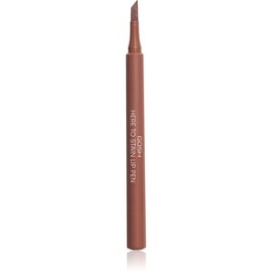 GOSH COPENHAGEN Here To Stain Lip Pen ajakfilc a hosszan tartó hatásért árnyalat 006 Coffee Stain 1 ml kép