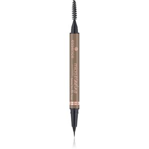 essence Microblading szemöldök ceruza ecsettel árnyalat 03 Neutral Brown 0.6 ml kép