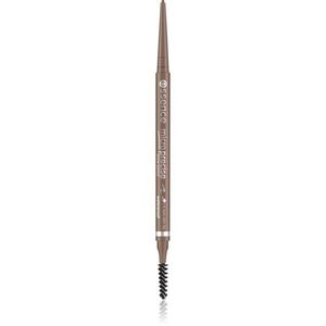 essence Micro Precise vízálló szemöldökceruza kefével árnyalat 02 Taupe 0.05 g kép