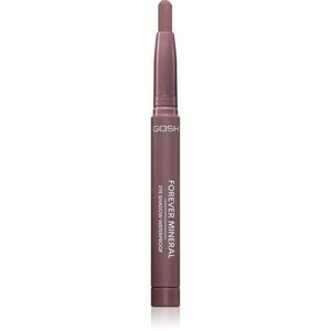 GOSH COPENHAGEN Forever Mineral Matte hosszantartó szemhéjfesték ceruza kiszerelésben árnyalat 018 Matt Plum 1.4 g kép