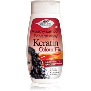 Bione Cosmetics Keratin Colour Fix sampon a festett haj védelmére 260 ml kép