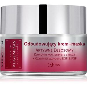Miraculum Exosome Regenesis megújító éjszakai krémes arcmaszk a bőr regenerációjára 50 ml kép