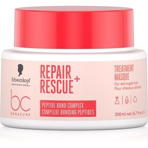 Schwarzkopf Professional BC Bonacure Repair Rescue+ intenzíven tápláló maszk a károsult hajra 200 ml kép