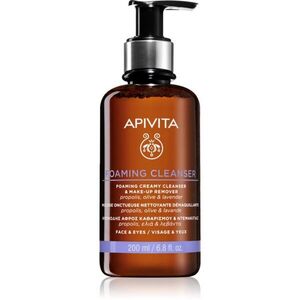 Apivita Cleansing Foaming Cleanser finoman tisztító hab 200 ml kép