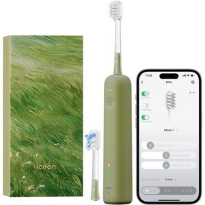 Laifen Wave Special elektromos fogkefe + 2 tartalékfej Green 1 db kép