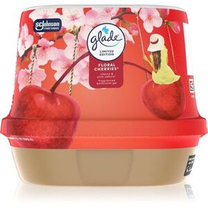 GLADE Floral Cherries illatos gél fürdőszobába 180 g kép