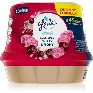 GLADE Luscious Cherry & Peony illatos gél fürdőszobába 180 g kép