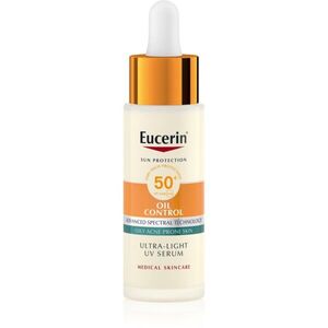 Eucerin Sun Protection Oil Control Ultra-Light UV Serum védő szérum SPF 50+ 30 ml kép
