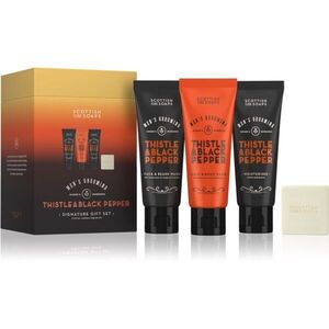 Scottish Fine Soaps Thistle & Black Pepper ajándékszett uraknak kép