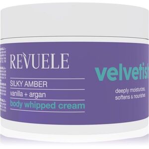 Revuele Velvetish Silky Amber Body Whipped Cream hidratáló testkrém Vanilla + Argan 300 ml kép