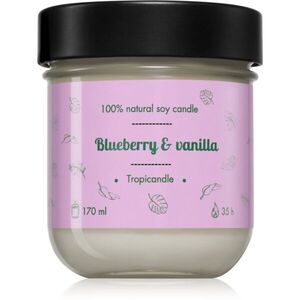 Tropicandle Blueberry & Vanilla illatgyertya 170 ml kép