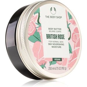 The Body Shop British Rose Body Butter testvaj rózsa illattal 200 ml kép