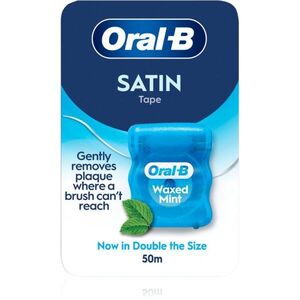 Oral-B Satin Tape Waxed Mint fogselyem menta 50 m kép