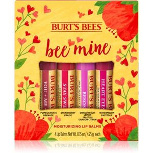 Burt’s Bees Bee Mine ajakápoló méhviasszal íz Pomegranate, Strawberry, Dragonfruit Lemon, Watermelon 4x4.25 g kép