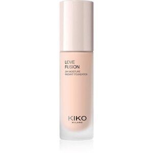KIKO Milano Love Fusion 24H Moisture Radiant Foundation tartós krémalapozó hidratáló hatással árnyalat 1.6 Neutral Rose 30 ml kép