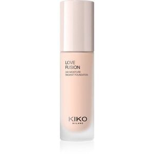 KIKO Milano Love Fusion 24H Moisture Radiant Foundation tartós krémalapozó hidratáló hatással árnyalat 1.5 Neutral Rose 30 ml kép