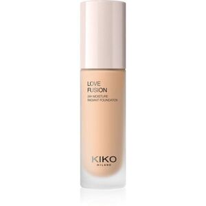 KIKO Milano Love Fusion 24H Moisture Radiant Foundation tartós krémalapozó hidratáló hatással árnyalat 4 Neutral Gold 30 ml kép