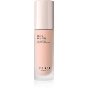 KIKO Milano Love Fusion 24H Moisture Radiant Foundation tartós krémalapozó hidratáló hatással árnyalat 3.5 Warm Rose 30 ml kép