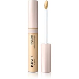 KIKO Milano Love Fusion 24H Moisture Radiant Concealer tartós korrektor hidratáló hatással árnyalat 09 Almond 8 ml kép