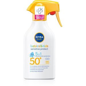 NIVEA SUN Babies & Kids gyermek spray a napozáshoz az érzékeny bőrre SPF 50+ 250 ml kép