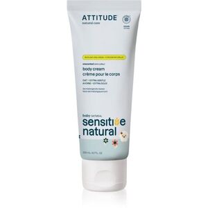 Attitude Sensitive Natural Baby Oatmeal hidratáló és nyugtató krém az érzékeny bőrre gyermekeknek 200 ml kép