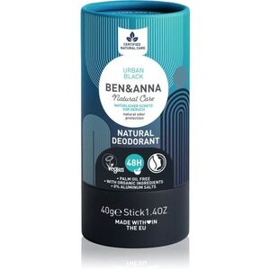BEN&ANNA Natural Deodorant Urban Black izzadásgátló deo stift 40 g kép