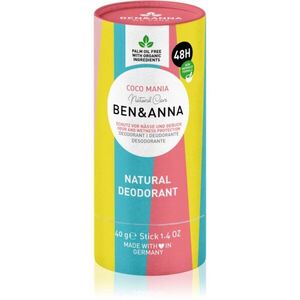 BEN&ANNA Natural Deodorant Coco Mania izzadásgátló deo stift 40 g kép