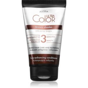 Joanna Ultra Color Brown Shades 3 Minutes haj maszk a barna árnyalatú hajra 100 g kép