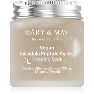 Mary&May Calendula Peptide Ageless Sleeping Mask nyugtató éjszakai maszk ránctalanító hatással 110 g kép