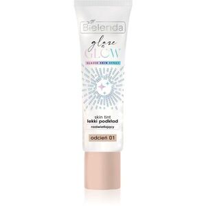 Bielenda GLAZE & GLOW könnyű alapozó világosító hatással árnyalat 01 30 g kép