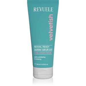 Revuele Velvetish Revival Ready Body Cream Scrub gyengéd testpeeling revitalizáló hatású 200 ml kép