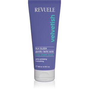 Revuele Velvetish Sleek Body Body Cream Scrub gyengéd testpeeling kisimító hatással 200 ml kép