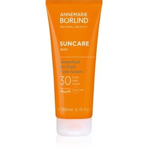 ANNEMARIE BÖRLIND SUNCARE fluid testre napozáshoz SPF 30 200 ml kép