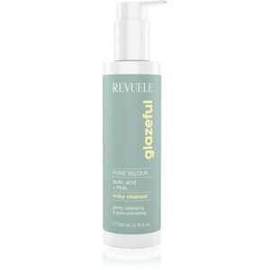 Revuele Glazeful Milky Cleanser Pure Velour könnyű állagú tisztítótej hámlasztó hatással 200 ml kép
