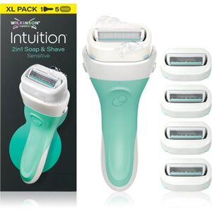 Wilkinson Sword Intuition 2in1 Soap & Shave Sensitive borotva + tartalék fej kép