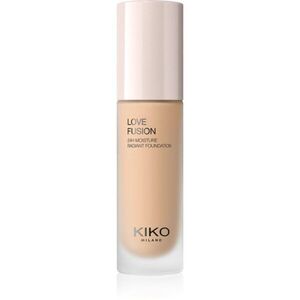 KIKO Milano Love Fusion 24H Moisture Radiant Foundation tartós krémalapozó hidratáló hatással árnyalat 4 Warm Olive 30 ml kép