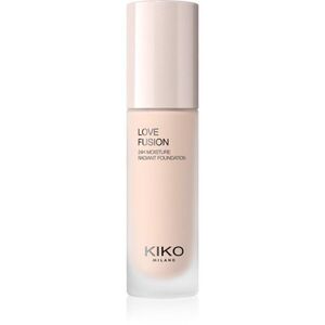 KIKO Milano Love Fusion 24H Moisture Radiant Foundation tartós krémalapozó hidratáló hatással árnyalat 0 Neutral Rose 30 ml kép