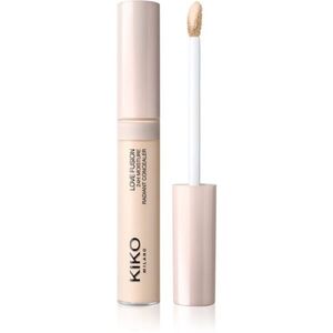 KIKO Milano Love Fusion 24H Moisture Radiant Concealer tartós korrektor hidratáló hatással árnyalat 01 Chantilly 8 ml kép
