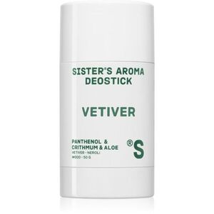 Sister's Aroma Vetiver Deostick izzadásgátló deo stift szag és izzadás ellen 50 g kép
