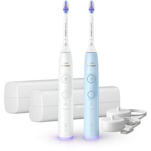 Philips Sonicare 6100 2 db-os fogkefe szett utazó tokokkal kép