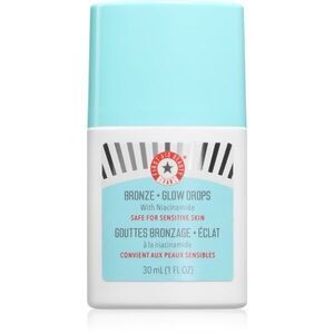 First Aid Beauty Bronze + Glow Drops hidrátáló bronzosító szérum az egységes tónusú bőrért 30 ml kép