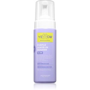 Yellow Professional Silver Purple Leave-In Mousse hajhab semlegesíti a sárgás tónusokat 160 ml kép