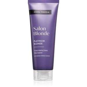 John Frieda Salon Blonde Tone Perfecting Treatment tonizáló krém a hajszín élénkítéséért árnyalat Platinum Blonde 120 ml kép
